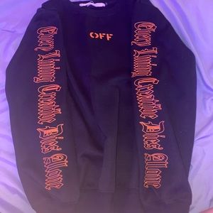 OFF WHITE vlone hoodie, worn once